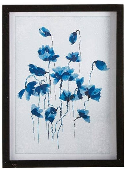Framed Painting - Blue Orchids (2 Styles)