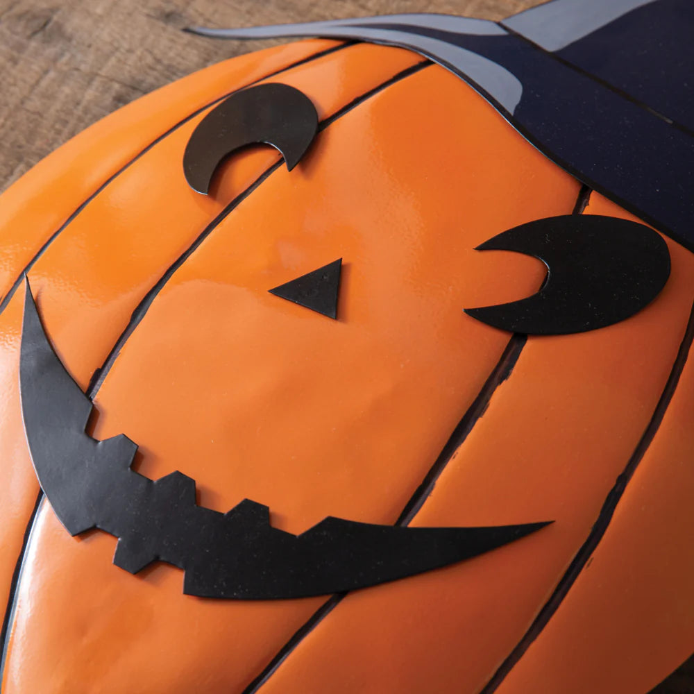 Jack-o-Lantern garden stake