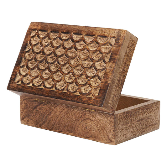Carved Scallop Boxes - Medium