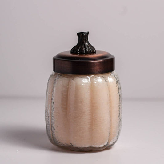 Honey Pear Cider - Pumpkin Shaped Jar - Small Candle (15oz.)