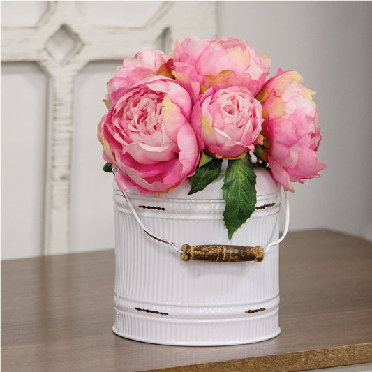 Full Bloom Peony Bouquet, Rose Pink