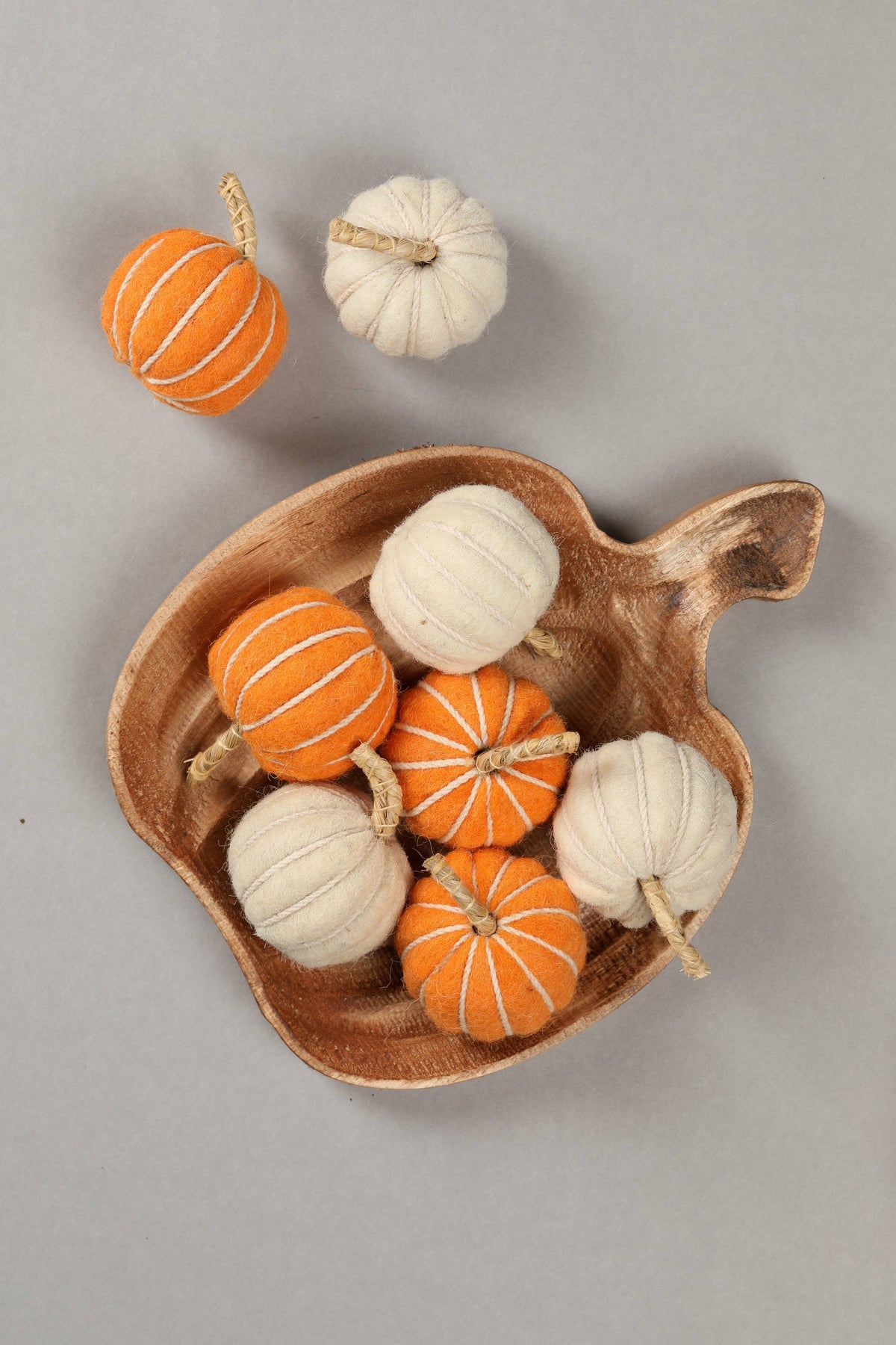 Ivory & Orange Pumpkin Bowl Filler (Set of 12)