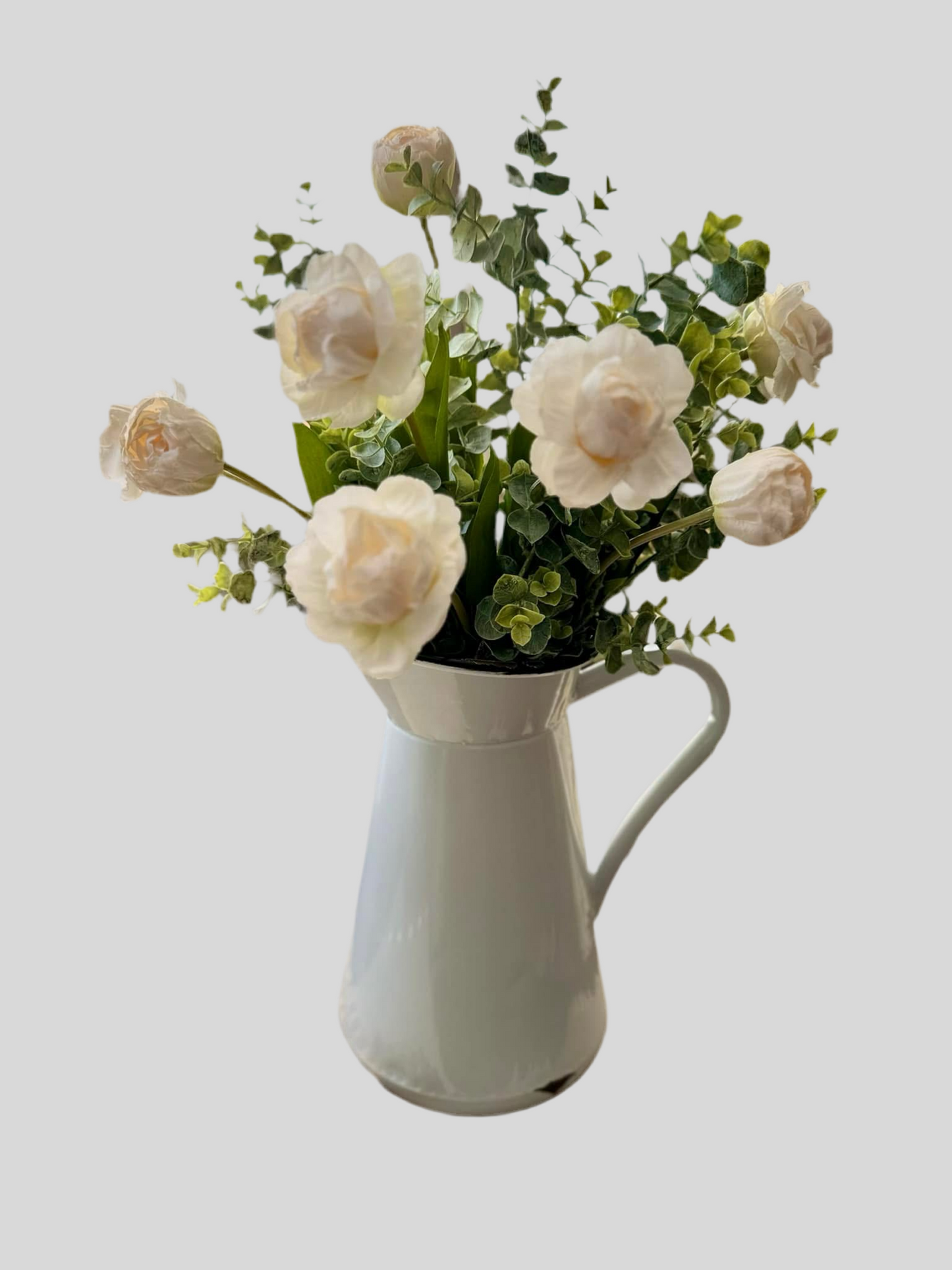 Beautiful Ivory double tulip stems (6ea)