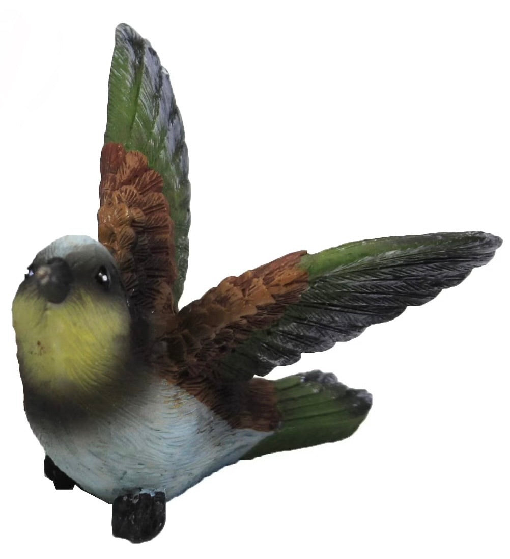 Mini Resin Flying Hummingbird Figurines Set of 4