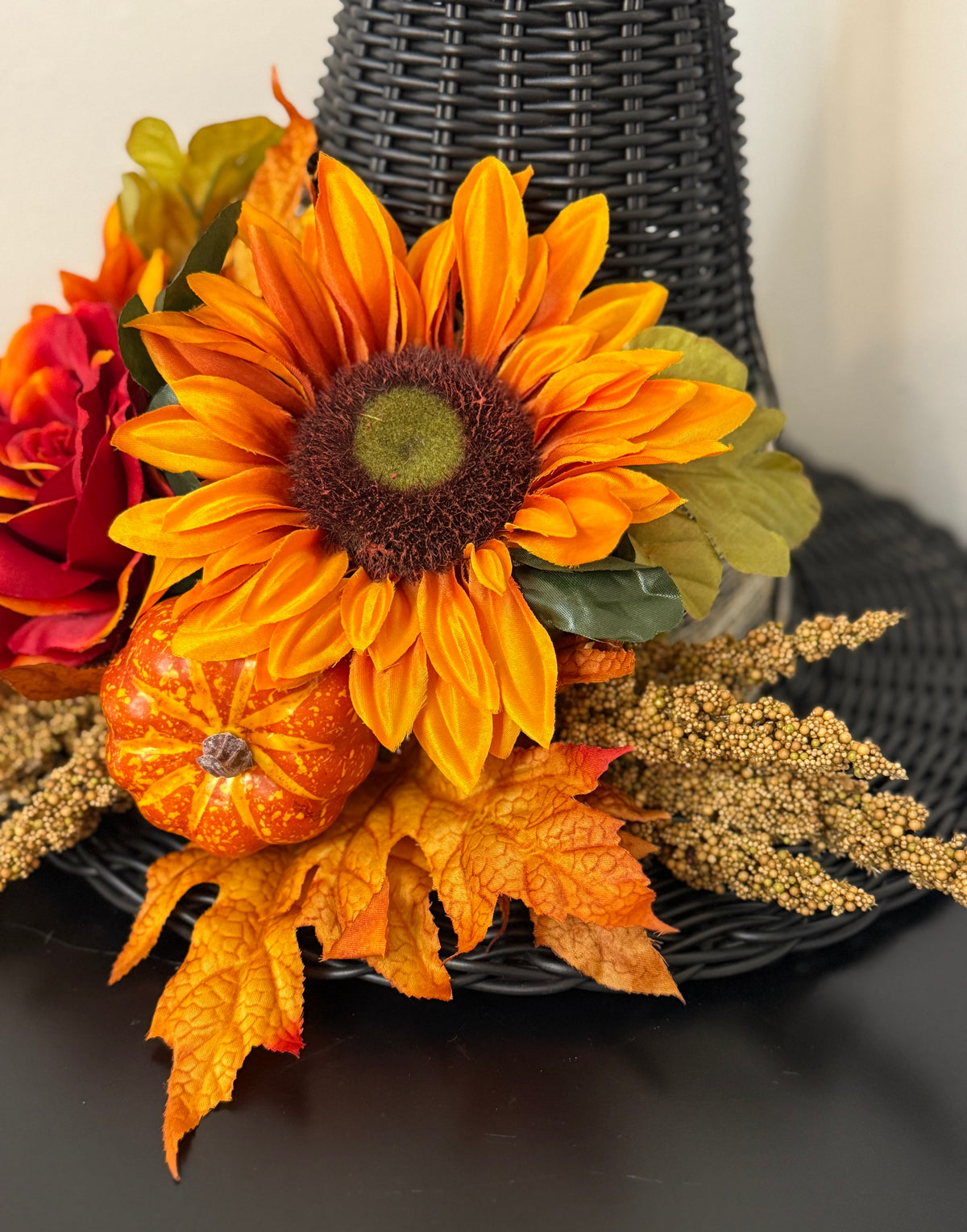 🎃Witch Hat-Fall Floral Arrangement 🍂
