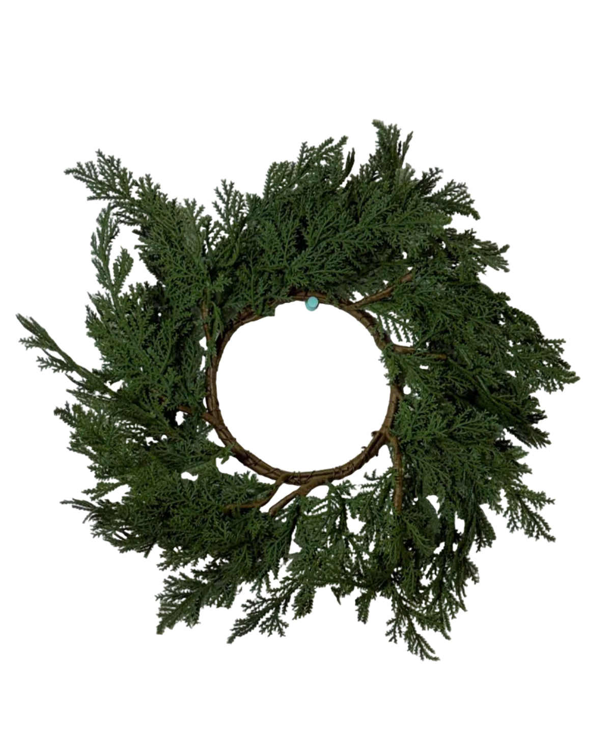Evergreen Candle Ring 9"