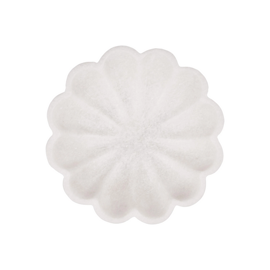 Aquila Scalloped Marble Bowl