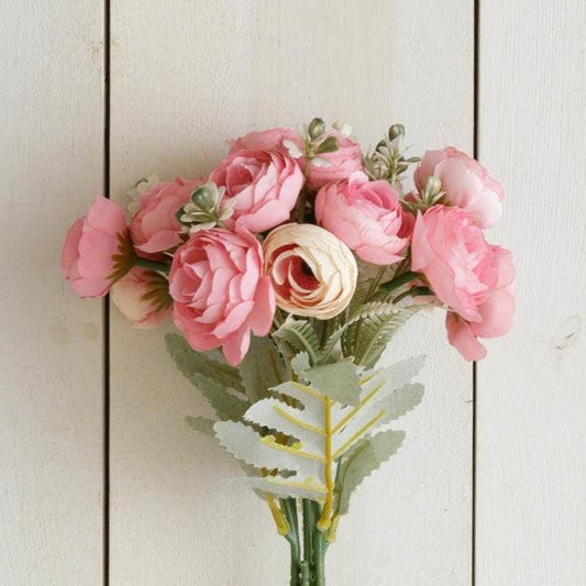 Mini Pink And Cream Ranunculus Bouquet