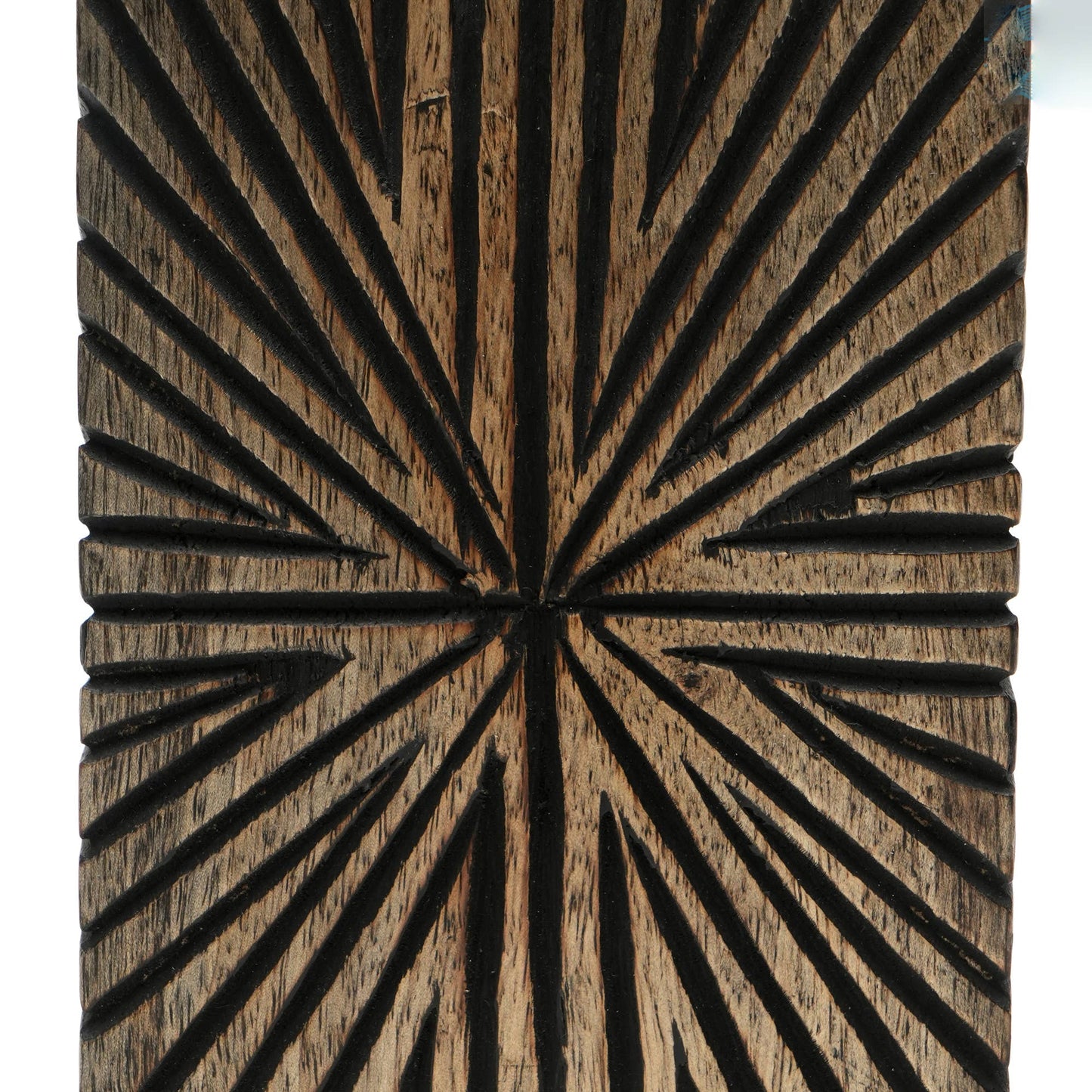 Intricate Hand Carved Wood Candle Holders (2 Sizes)