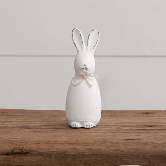 Rustic Cement Rabbit Figurine