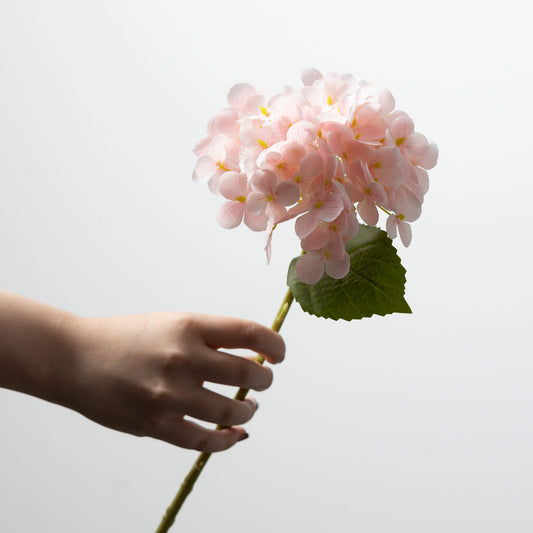 Hydrangea Stem 12"- Pink