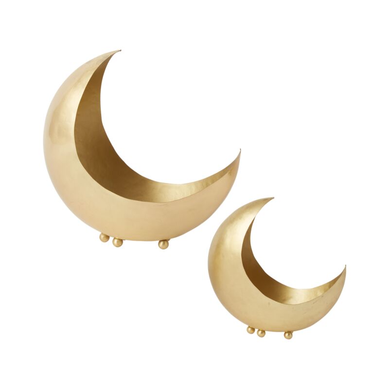 Gold Shadow Moon bowl/planter (Small)