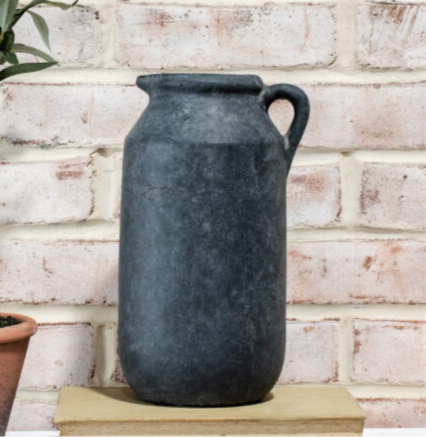 Charcoal Pitcher vase