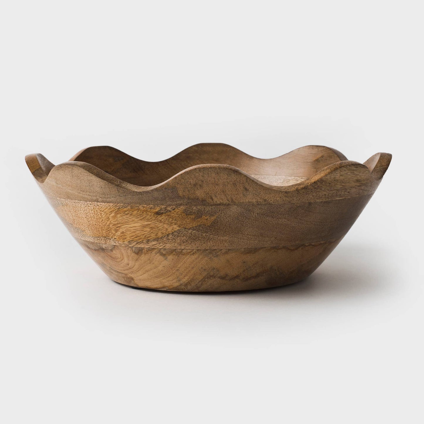 Scalloped Wooden Bowls (3 sizes)