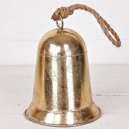 Metal Bell w.Loop-Brushed Gold