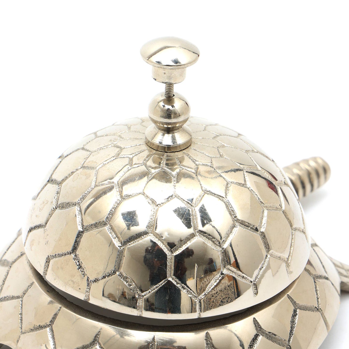 Silver Turtle Desk Bell