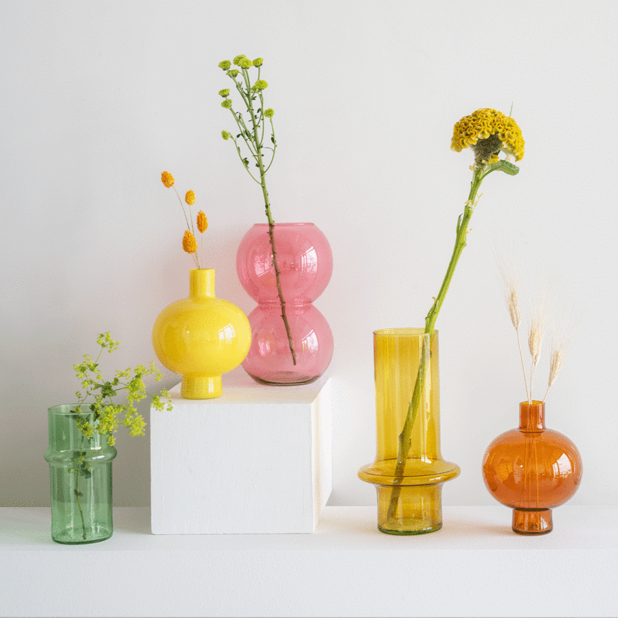 Pink Double Bubble Vase