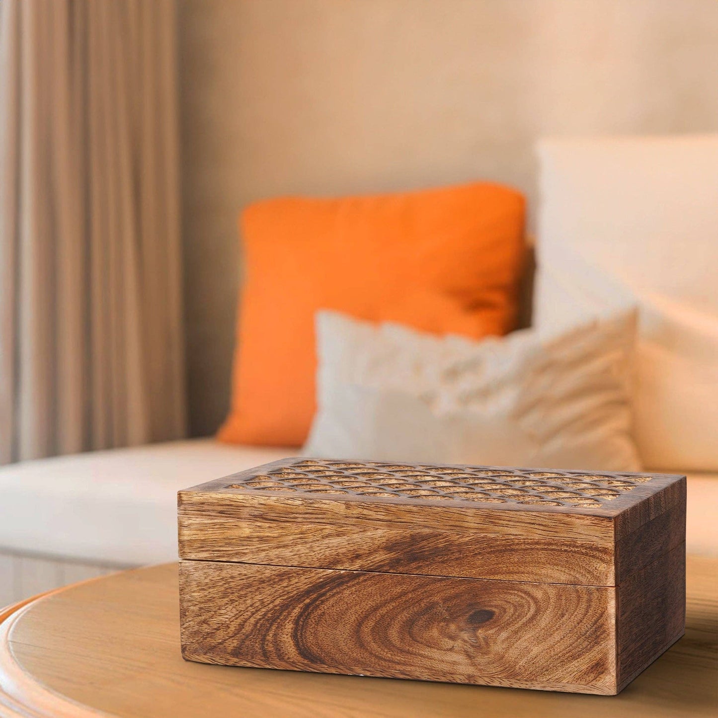 Carved Scallop Boxes - Medium