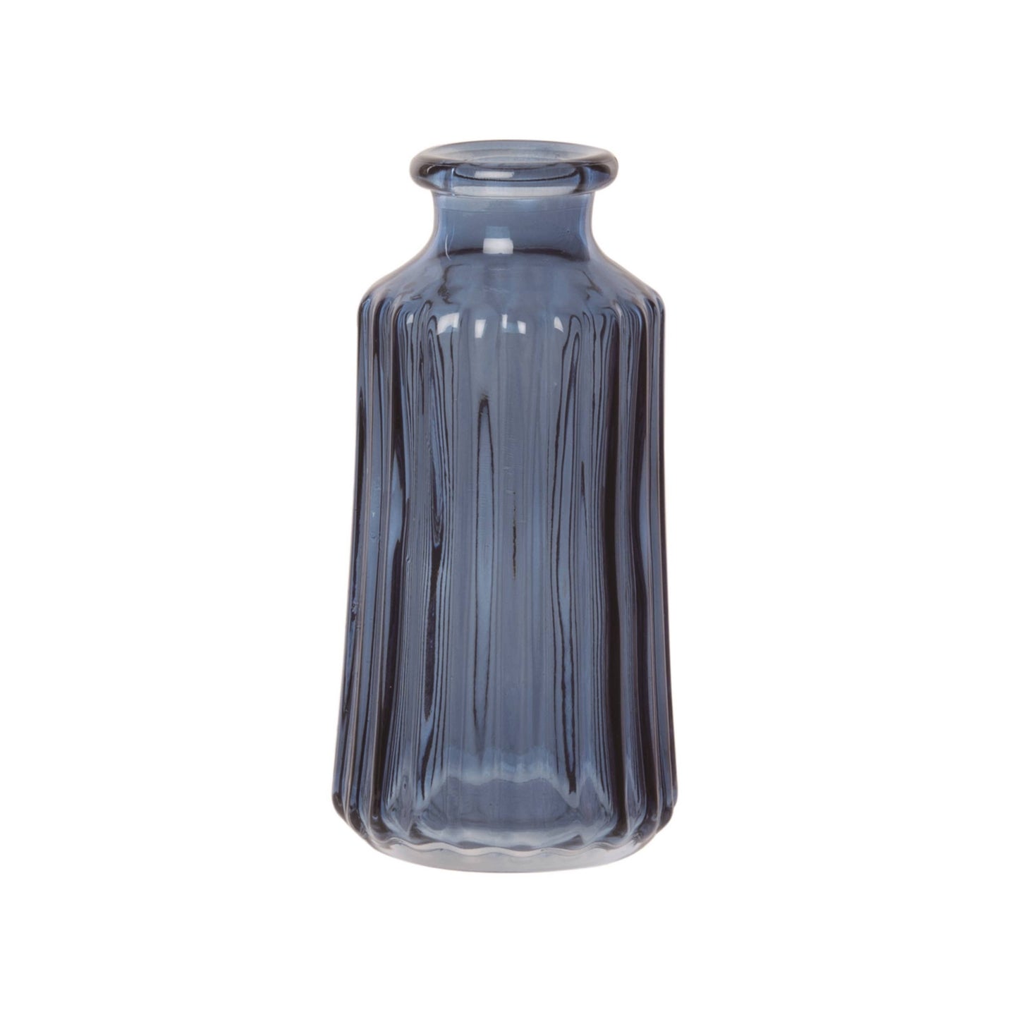 Blue Glass Bud Vase