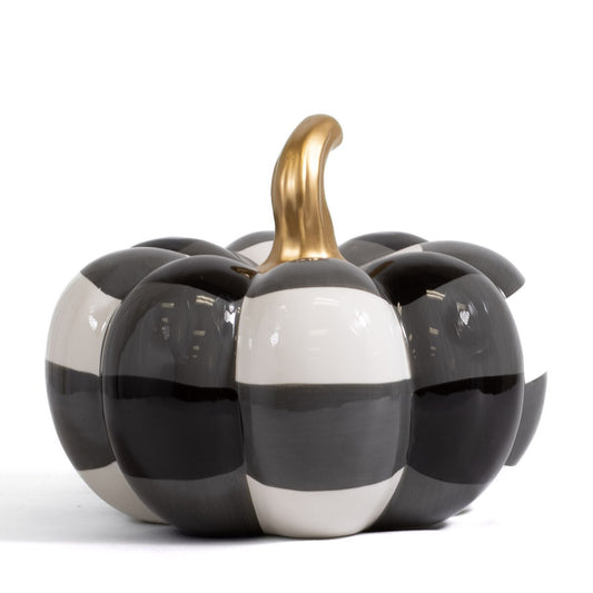 Jodie Pumpkin- White/Black 8.5x6.5