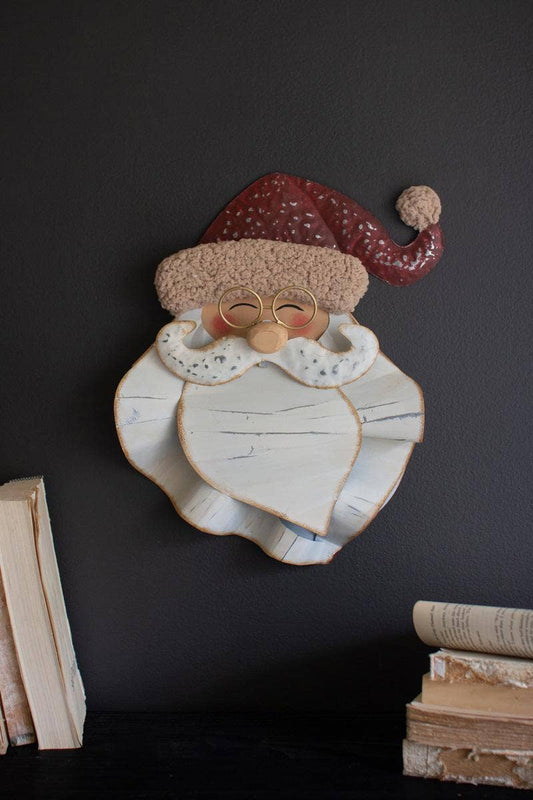 PAINTED SANTA WALL HANGER