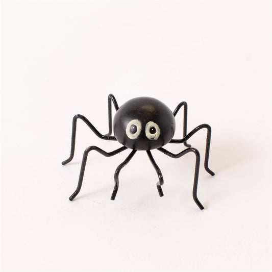 Night Glow-Eyed Spider Figurine