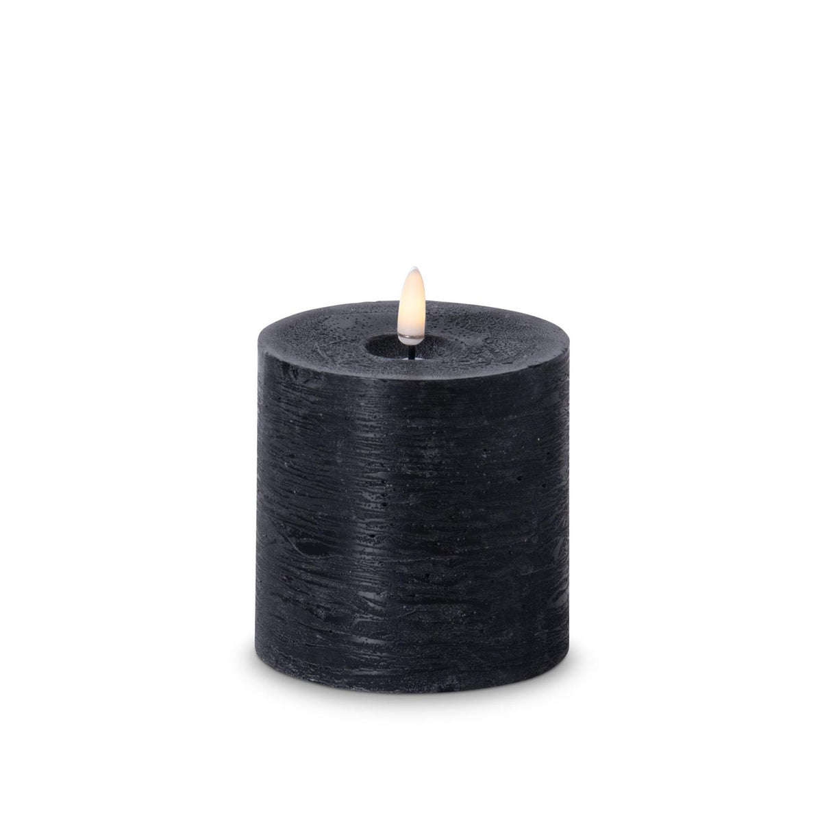 Black ON/OFF Touch LED Pillar Candle w/Timer