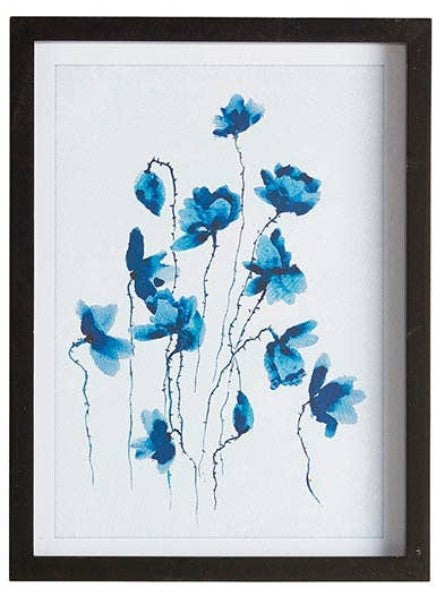 Framed Painting - Blue Orchids (2 Styles)