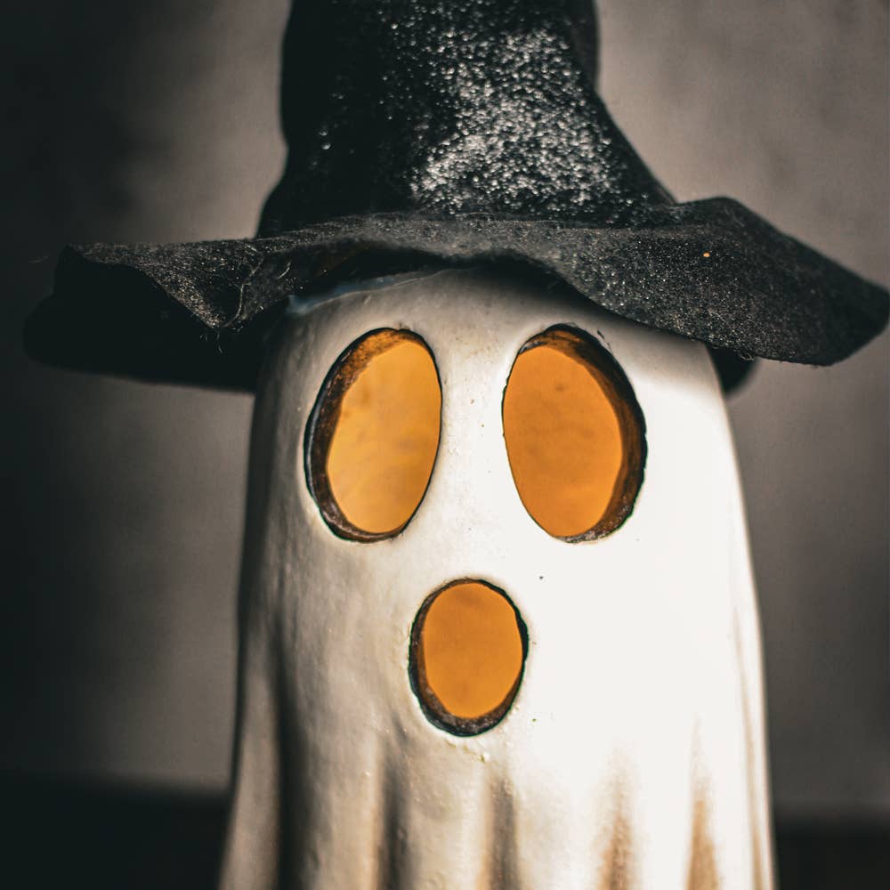 Ghost Witch - LED (Hand Crafted)