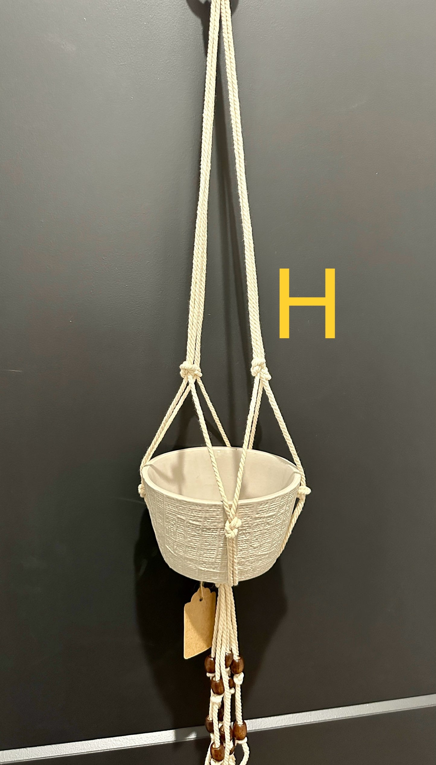 Macrame plant Hangers- Choice of 9 different hangers