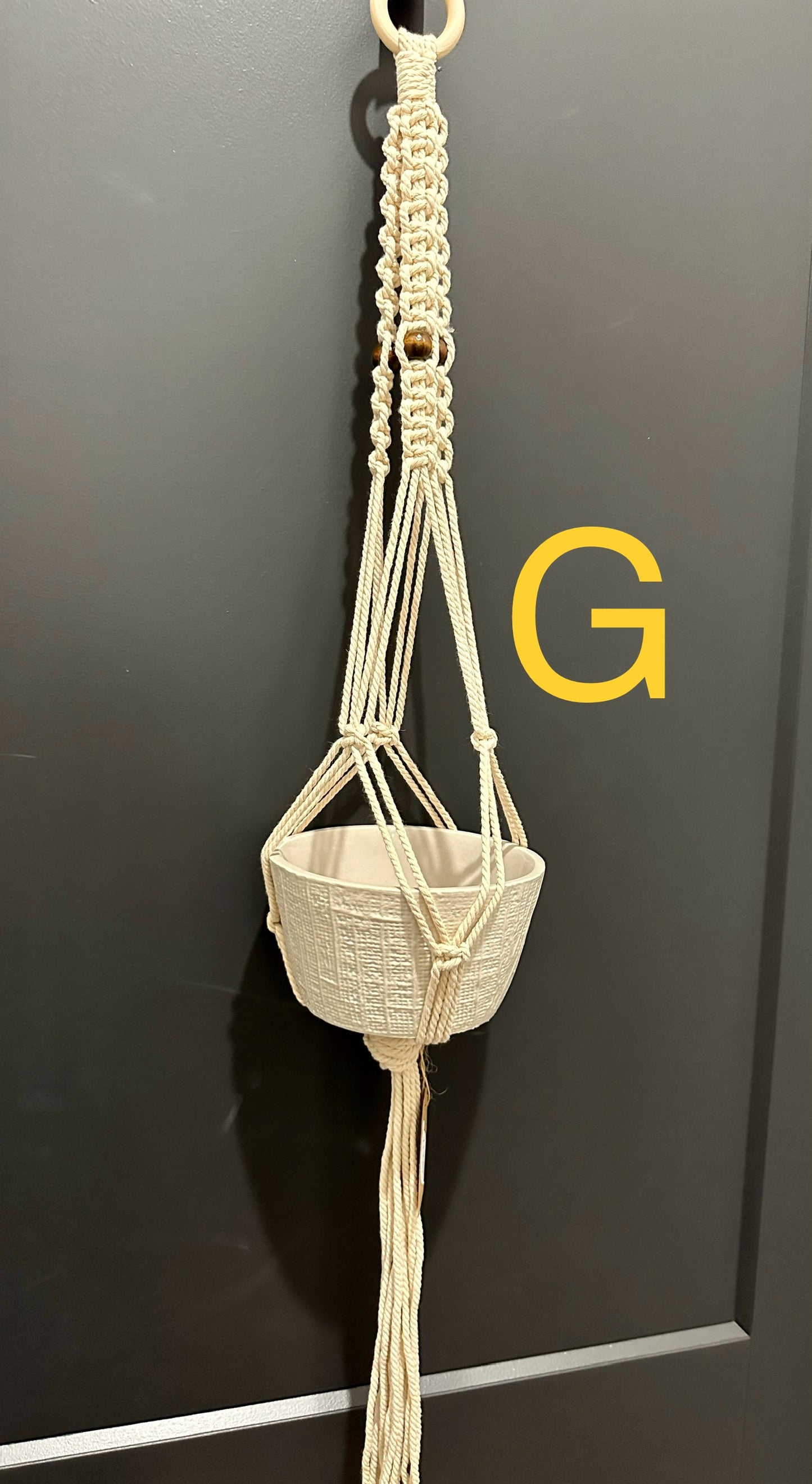 Macrame plant Hangers- Choice of 9 different hangers