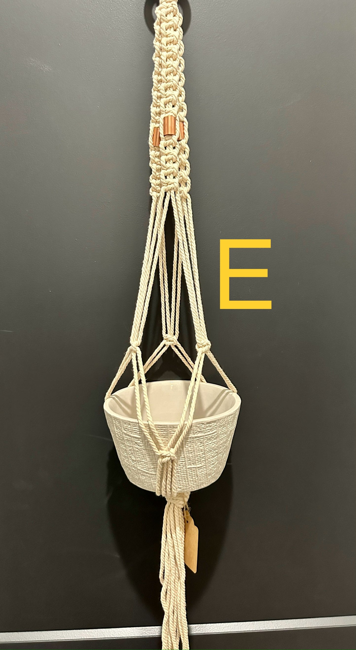 Macrame plant Hangers- Choice of 9 different hangers