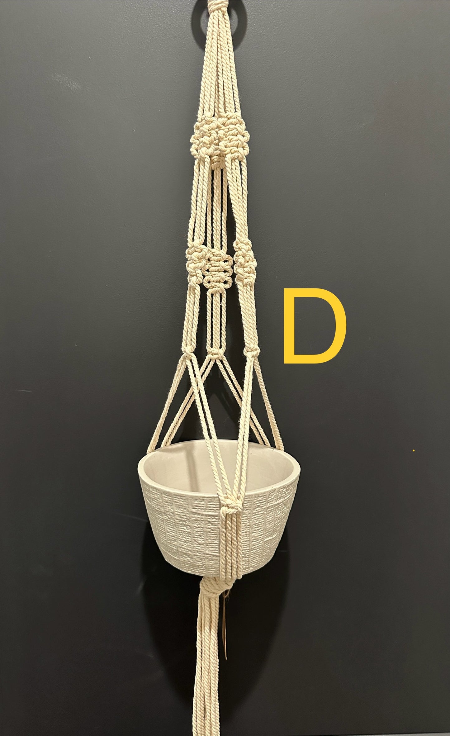 Macrame plant Hangers- Choice of 9 different hangers