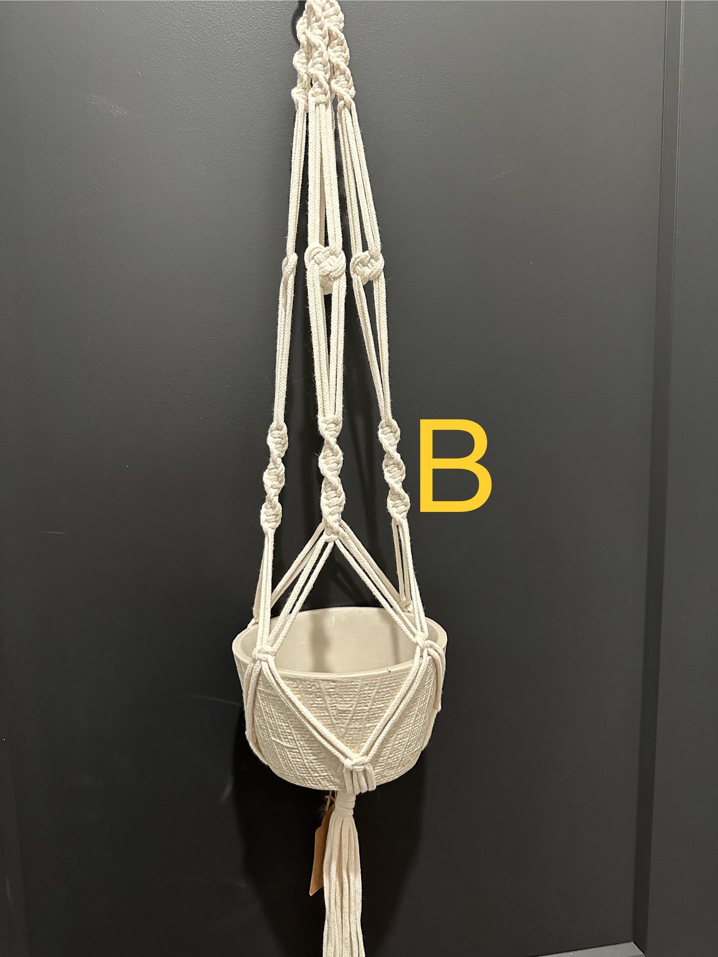 Macrame plant Hangers- Choice of 9 different hangers