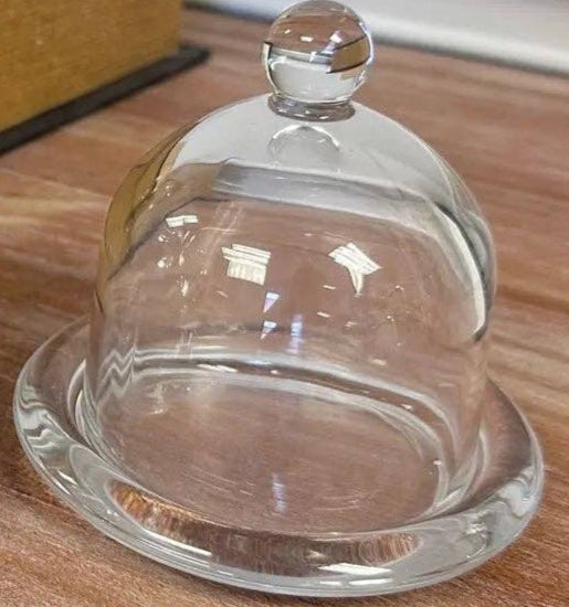 Glass Dome Display Cloche with Base (2 sizes)