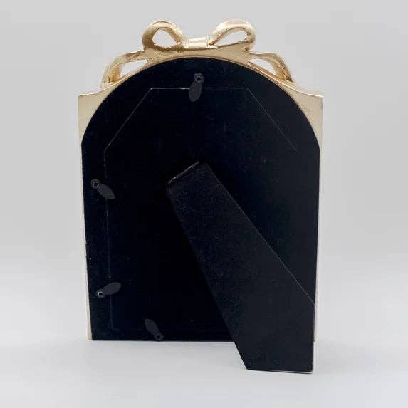 Gold Bow Detail Picture Frame, 5x7