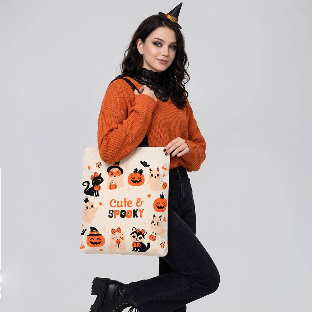 CUTE SPOOKY Halloween Tote Bag
