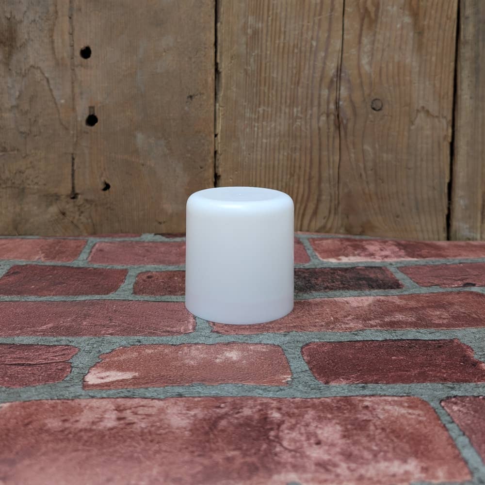White LED Flame Illusion Pillar 3"x5"