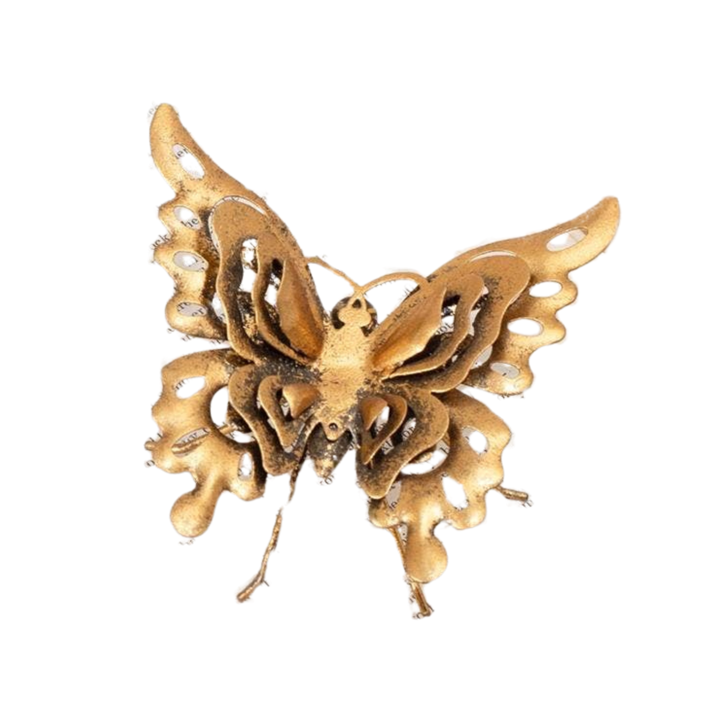 3D Metal Gold Butterfly (2 styles)
