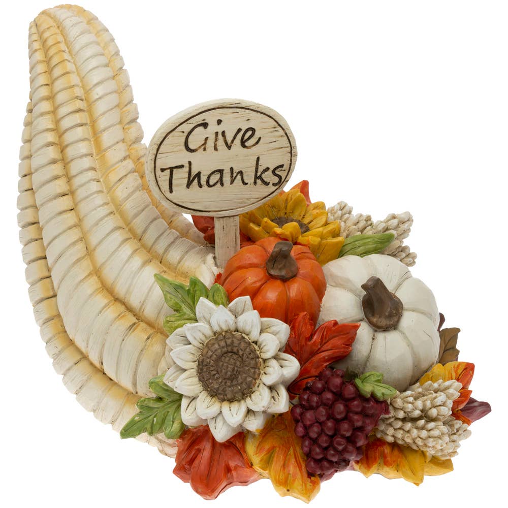 Thanksgiving Give Thanks Cornucopia