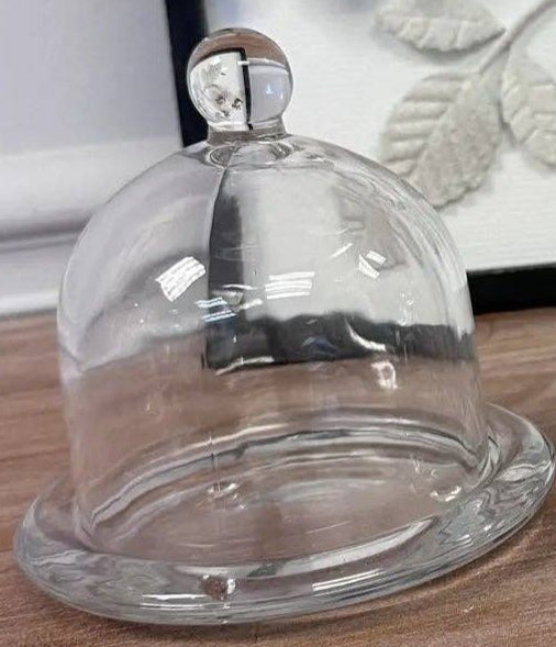 Glass Dome Display Cloche with Base (2 sizes)