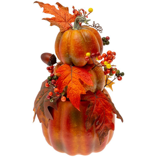 12" Tall Stacked Pumpkin Bouquet Fall / Thanksgiving