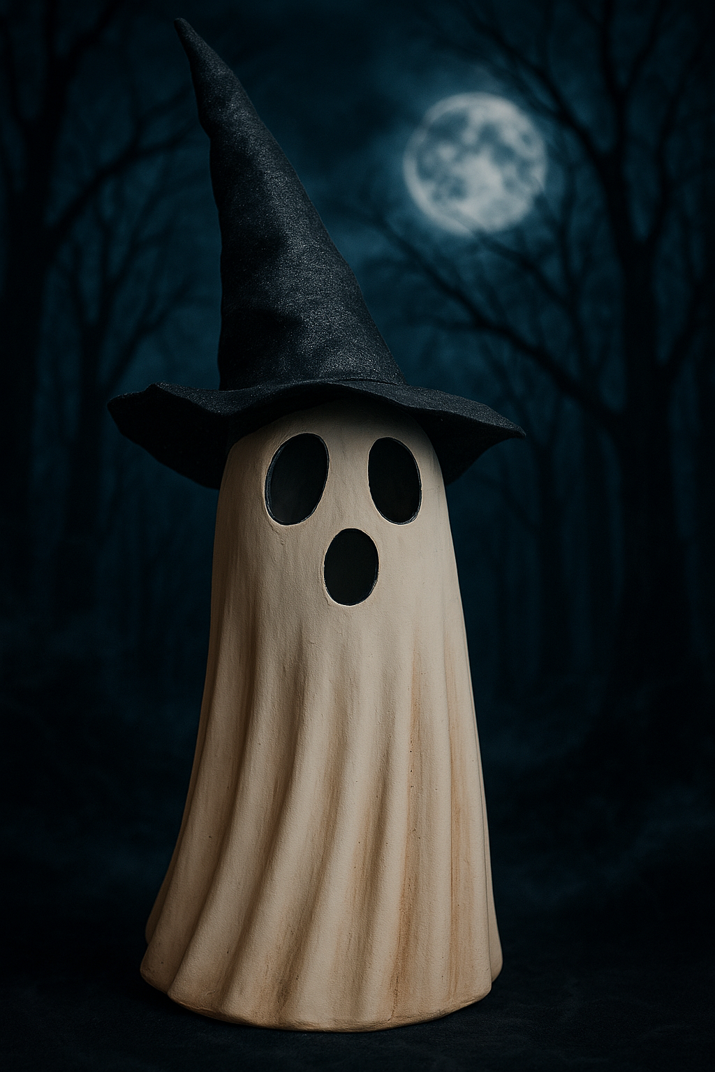 Ghost Witch - LED (Hand Crafted)