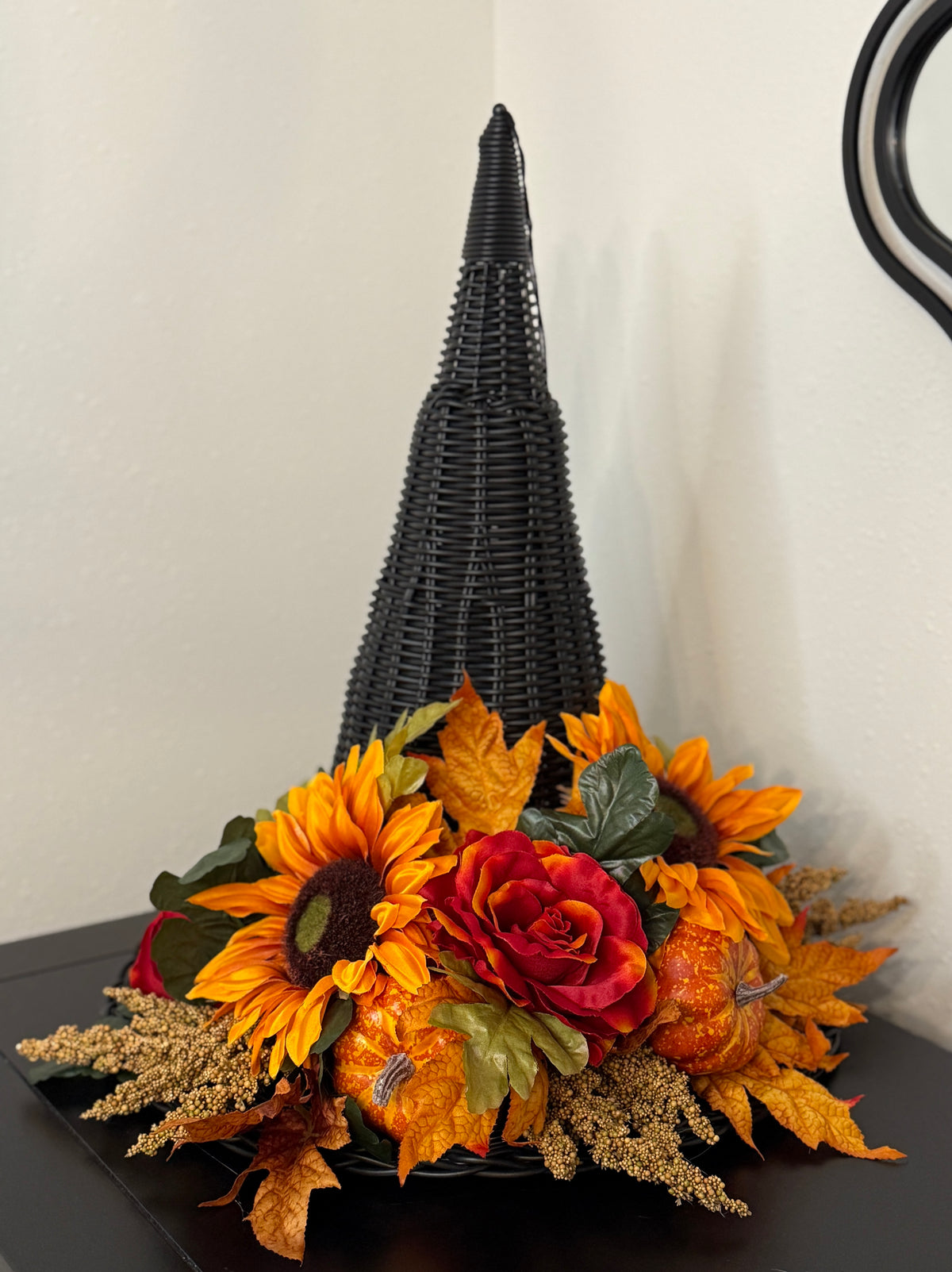 🎃Witch Hat-Fall Floral Arrangement 🍂