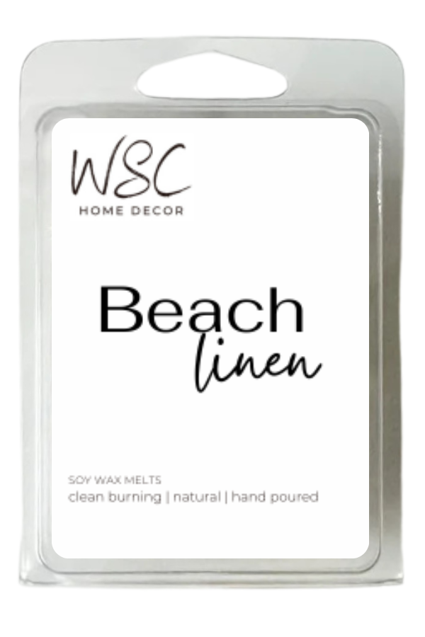 🌊 Beach Linen – 9oz Soy Candle or Wax Melts