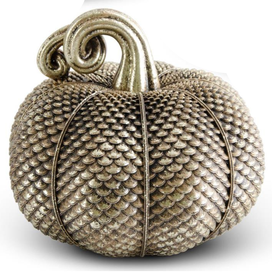 Luxe Gold Textured Pumpkins (3 styles)