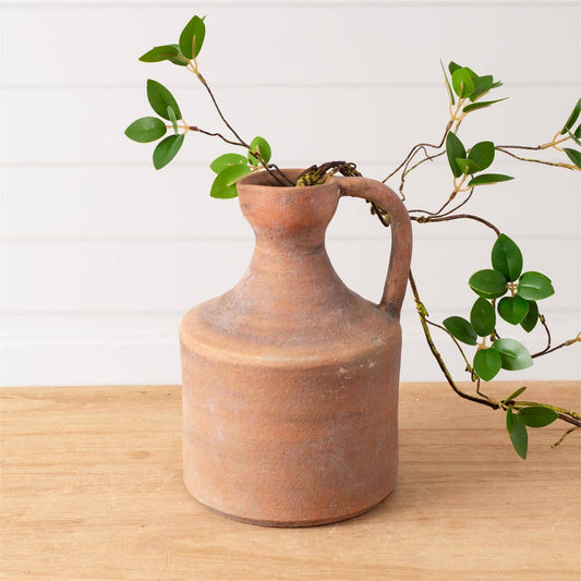 Terracotta Jug Vase
