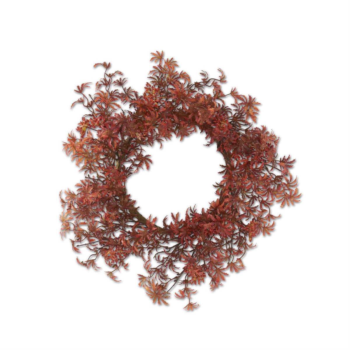 Fall Japanese Maple Candle Ring/Wreath