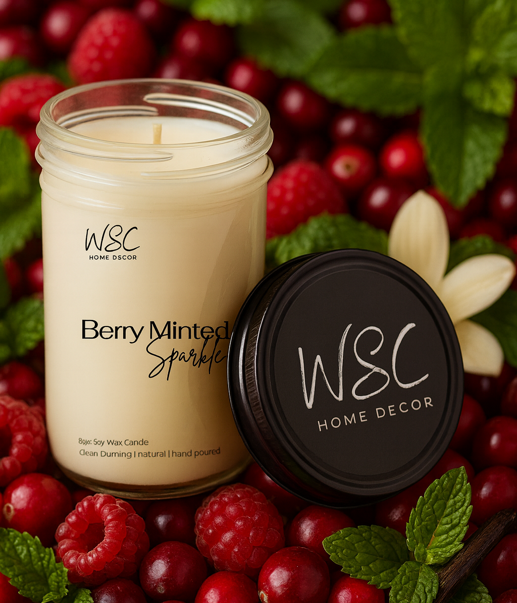 Berry Minted Sparkle - 8oz Candle Or Wax Melts