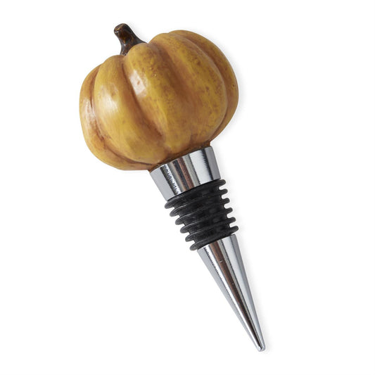 Orange Pumpkin Bottle Stopper